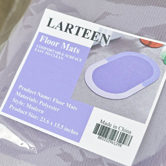 LARTEEN Floor Mat Front Door Mat Indoor Outdoor Rug Entryway Mats, 23.6" x 15.5"