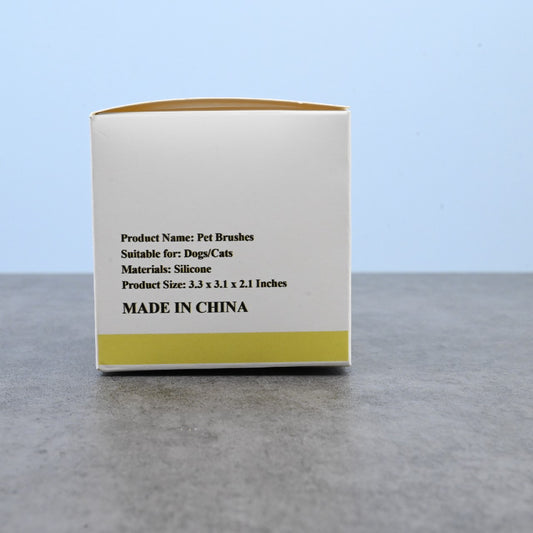 Mitscoots Soft Silicone Dog Brush Pet Cleaning Brush, Grooming Brush, Pet Massage Tool for Cats and Dogs