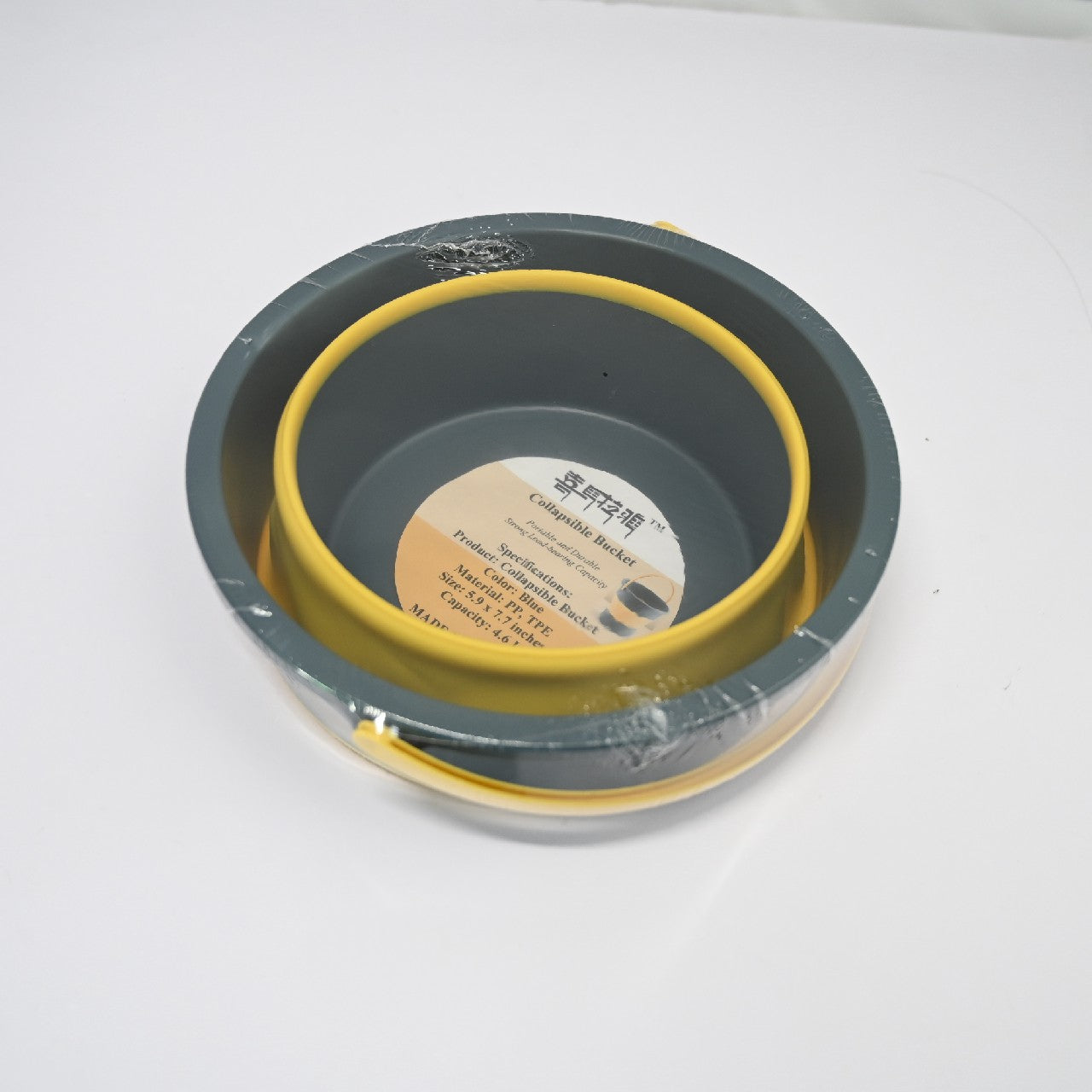 Collapsible Plastic Bucket Portable Folding Bucket for Camping Fishing