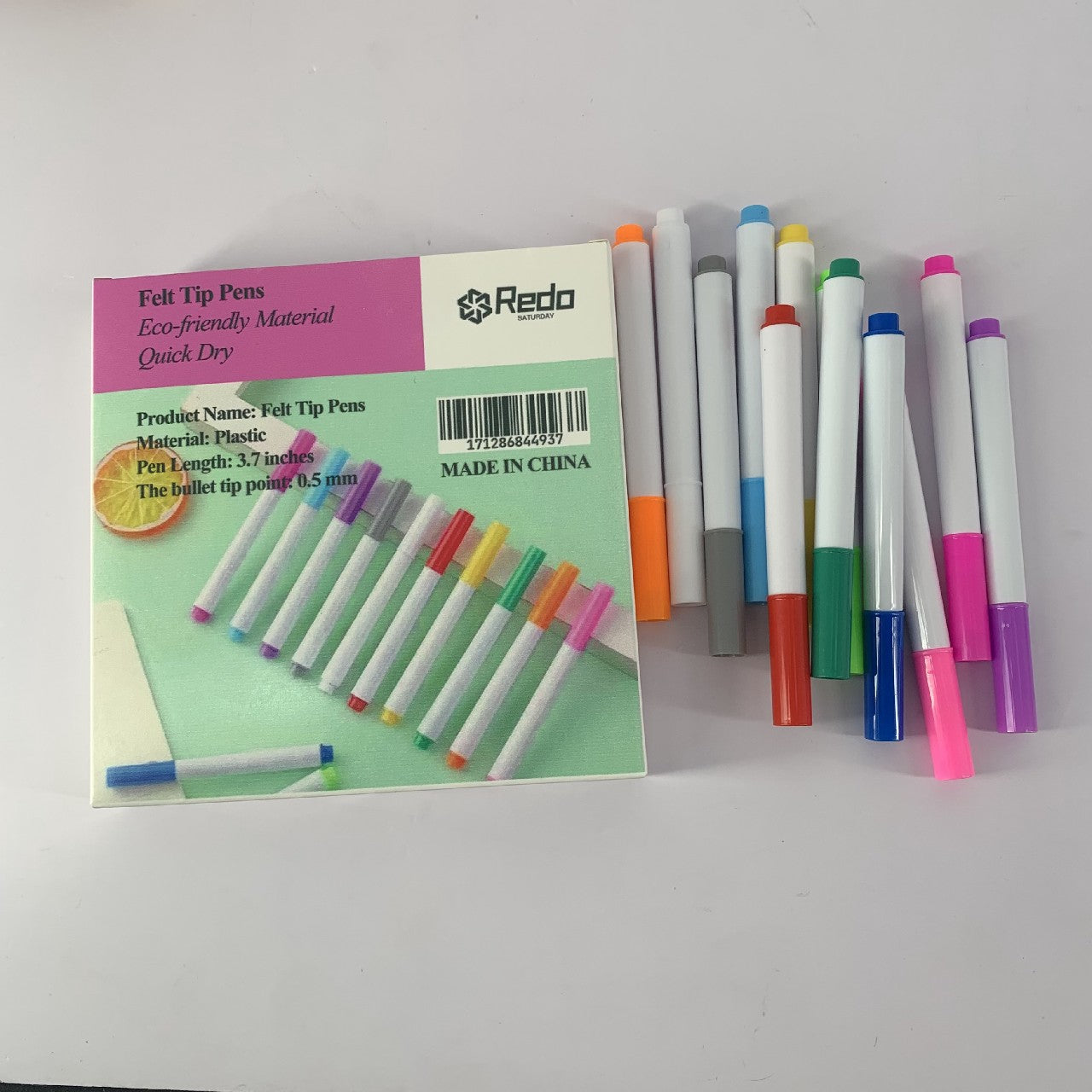 Redo Saturday Felt Pens High Quality Colored Felt Pens for Drawing Diary School