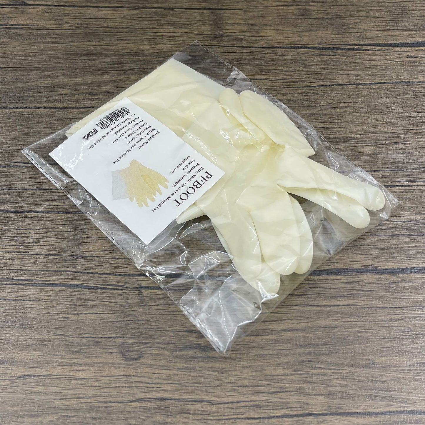PFBOOT Durable Medical Nitrile Gloves in Light Yellow