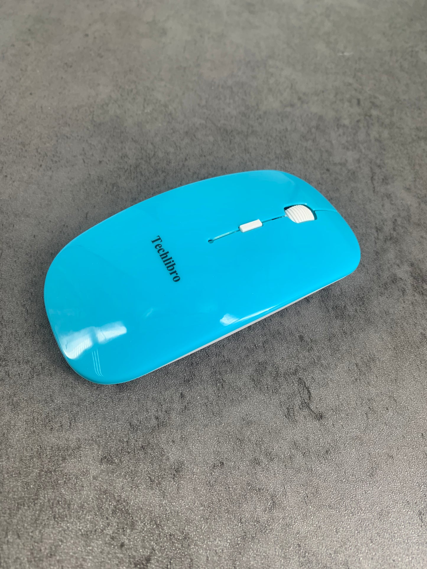Techlibro Portable Wireless Mouse for Laptop, Mac, Desktop in Blue