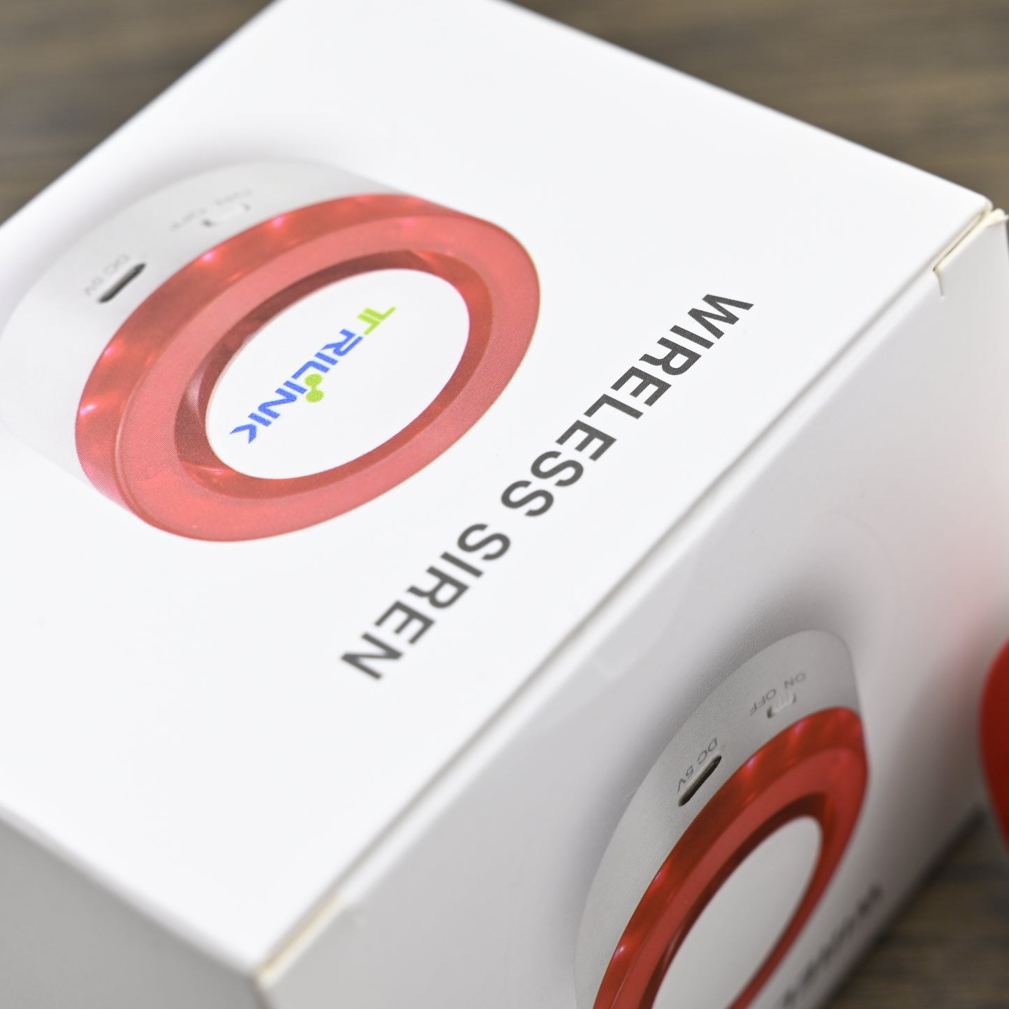 TRILINK Sound Alarms Wireless USB Siren Alarm Detector Sensor Wireless Sound Light Alarm