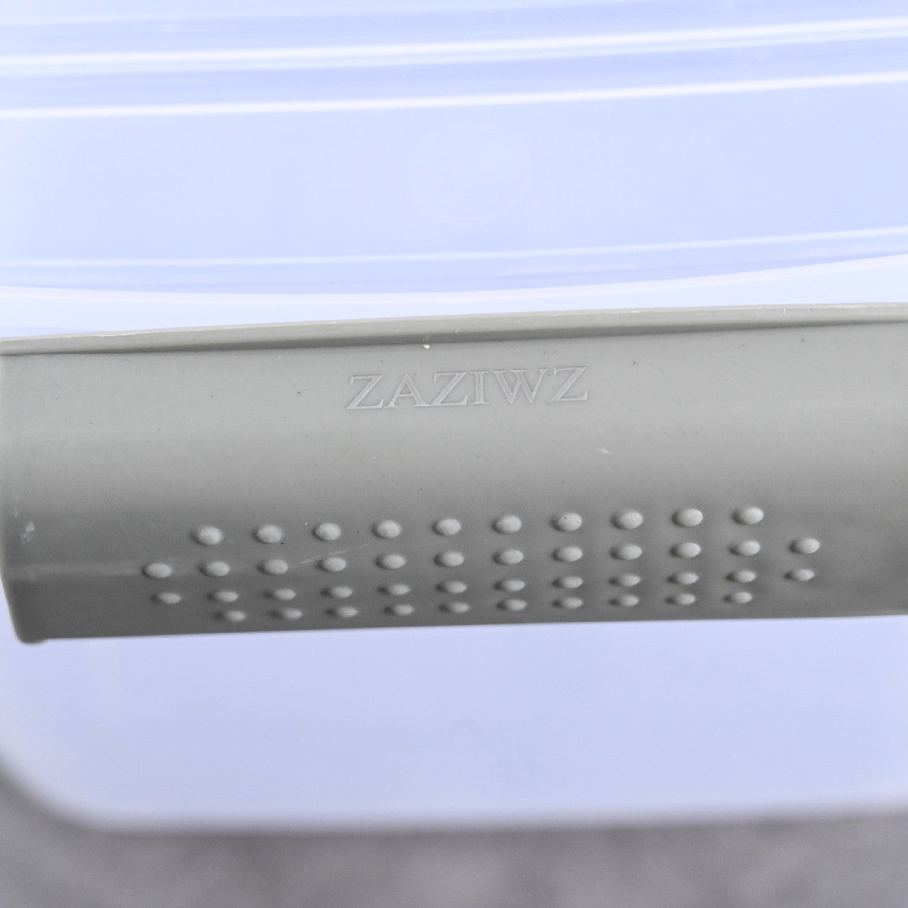 ZAZIWZ Plastic Container Household Plastic Storage Box with Lid and Handle