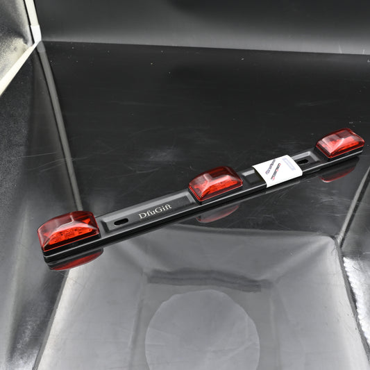 DfuGift Universal 9LED Car Light Bar Vehicles Headlights 12V Red Brake Light