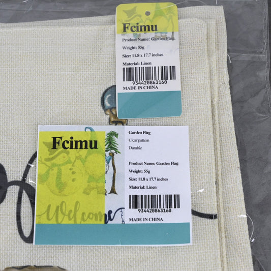 Fcimu Garden Flag for Christmas Outdoor Ornaments Decoration