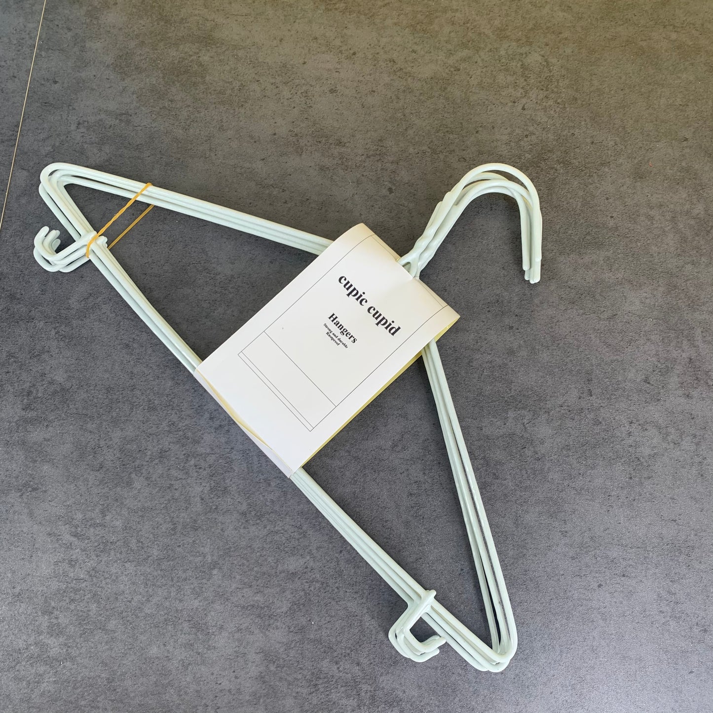 cupic cupid Standard Plastic Hangers Durable Clothes Hangers in White