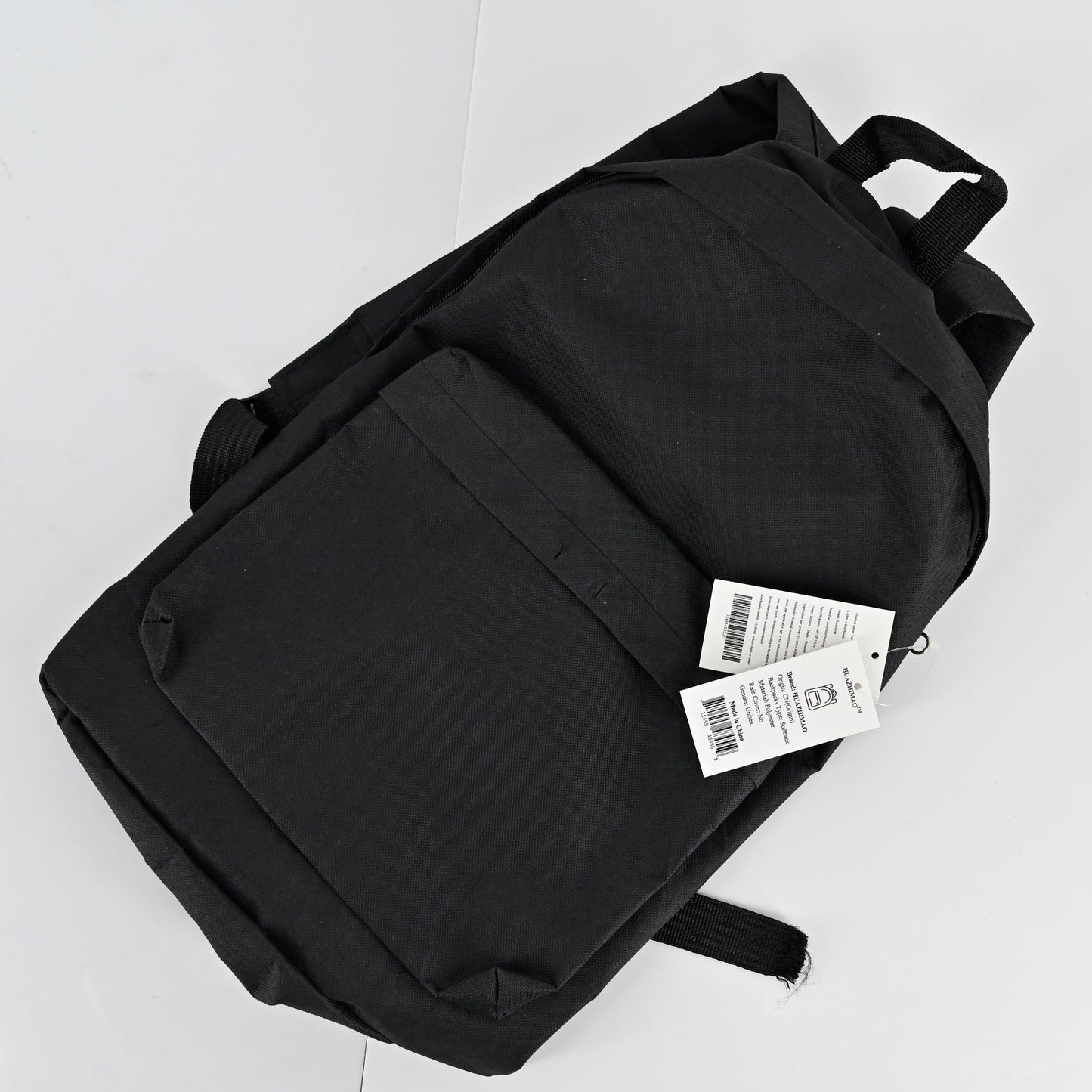 HUAZHIMAO Unisex Backpacks in Black