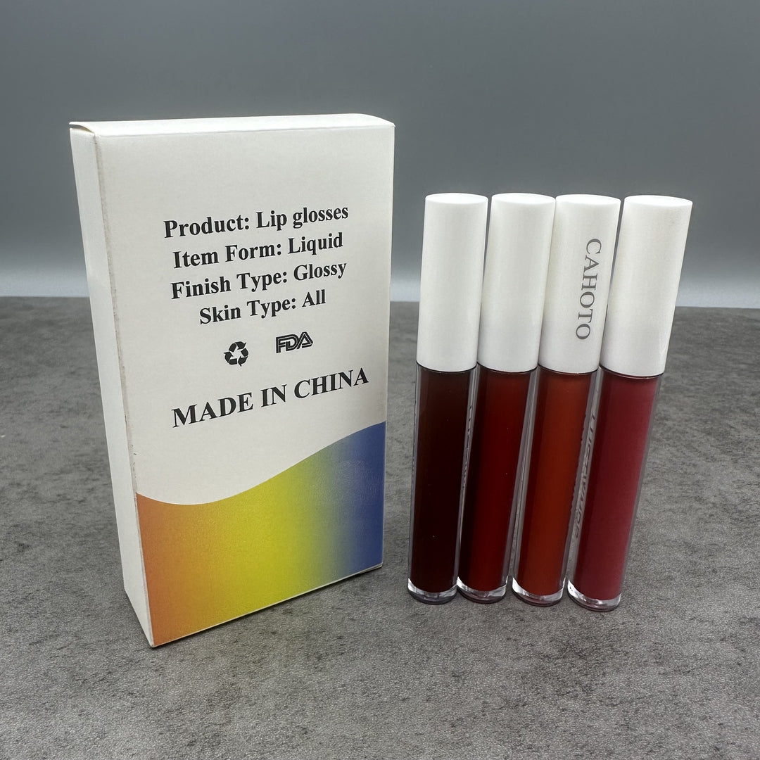 CAHOTO Premium Moisturizing Lip Glosses Collection High Shine Long Lasting Plumping Effect For All Day Wear