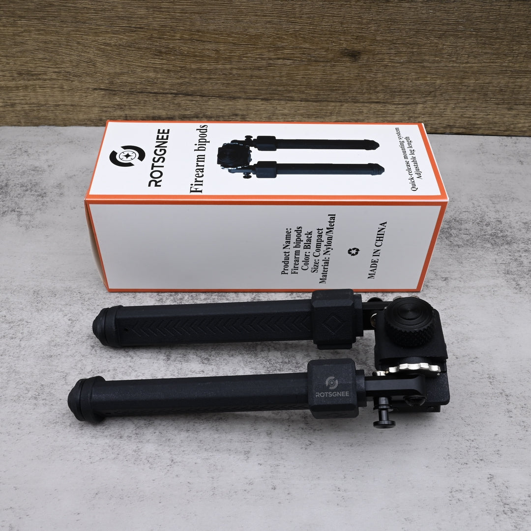 ROTSGNEE Firearm Bipods Professional Tactical Rifle Bipod Adjustable Height Quick Release Mount Hunting Shooting Support