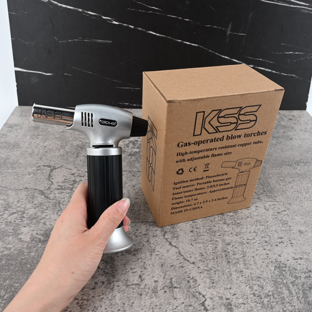 KSS Portable Gas Blow Torch Stainless Steel Welding Tool 1300°C for Home Metal Work