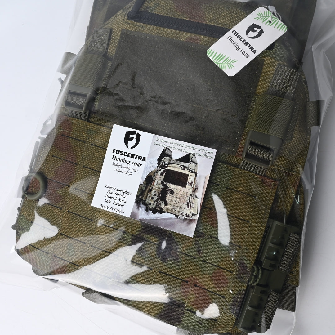 FUSCENTRA Hunting Vests - Professional Tactical Outdoor Gear with Multi-Purpose Storage System