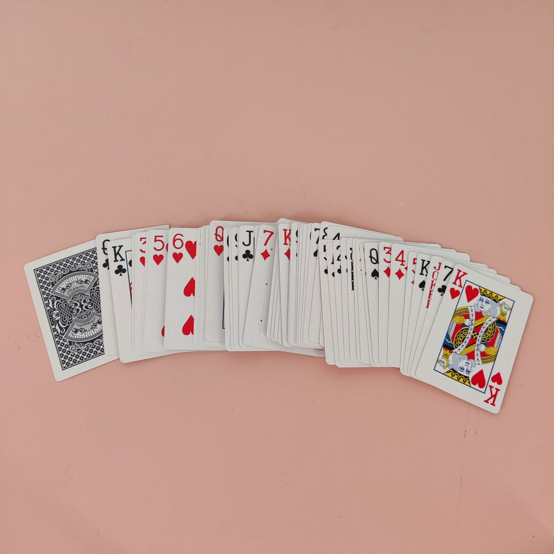HUYOJSBDJ Poker Playing Cards Set for Home Use, Table Game, Durable Paper Cards for Adults - 2.2 x 3.3 inches