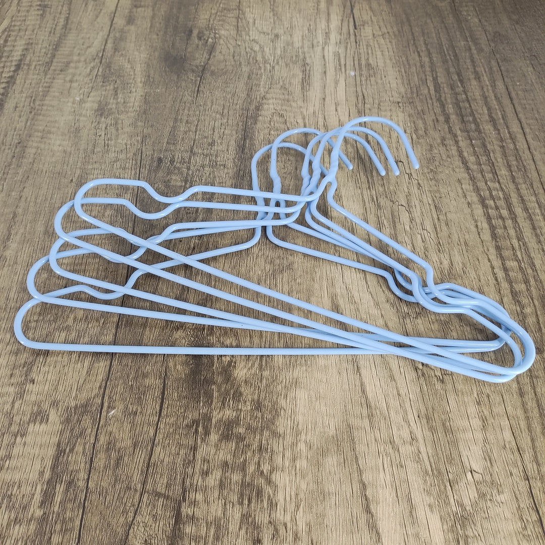 tear off Household Children's Thickened Hangers - Nordic Blue Pack of 5