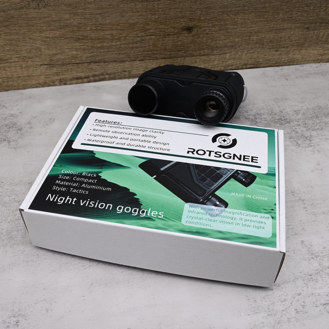ROTSGNEE Night Vision Goggles Professional Digital Infrared Binoculars with 300M Range HD Recording for Hunting Security Surveillance