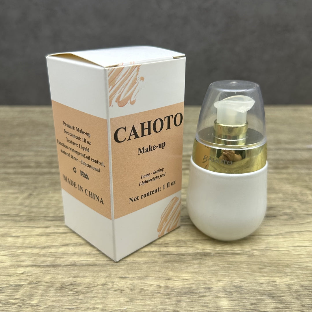 CAHOTO Professional Long Lasting Liquid Foundation Make-up Base Perfect Coverage Moisturizing For All Skin Types