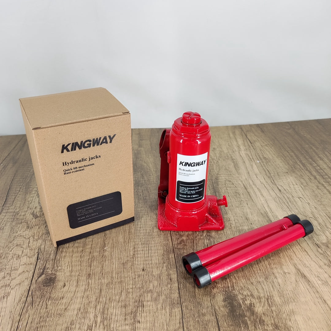 KINGWAY Hydraulic Jack, - Compact & Easy to Use for Lifting in Construction & Workshops