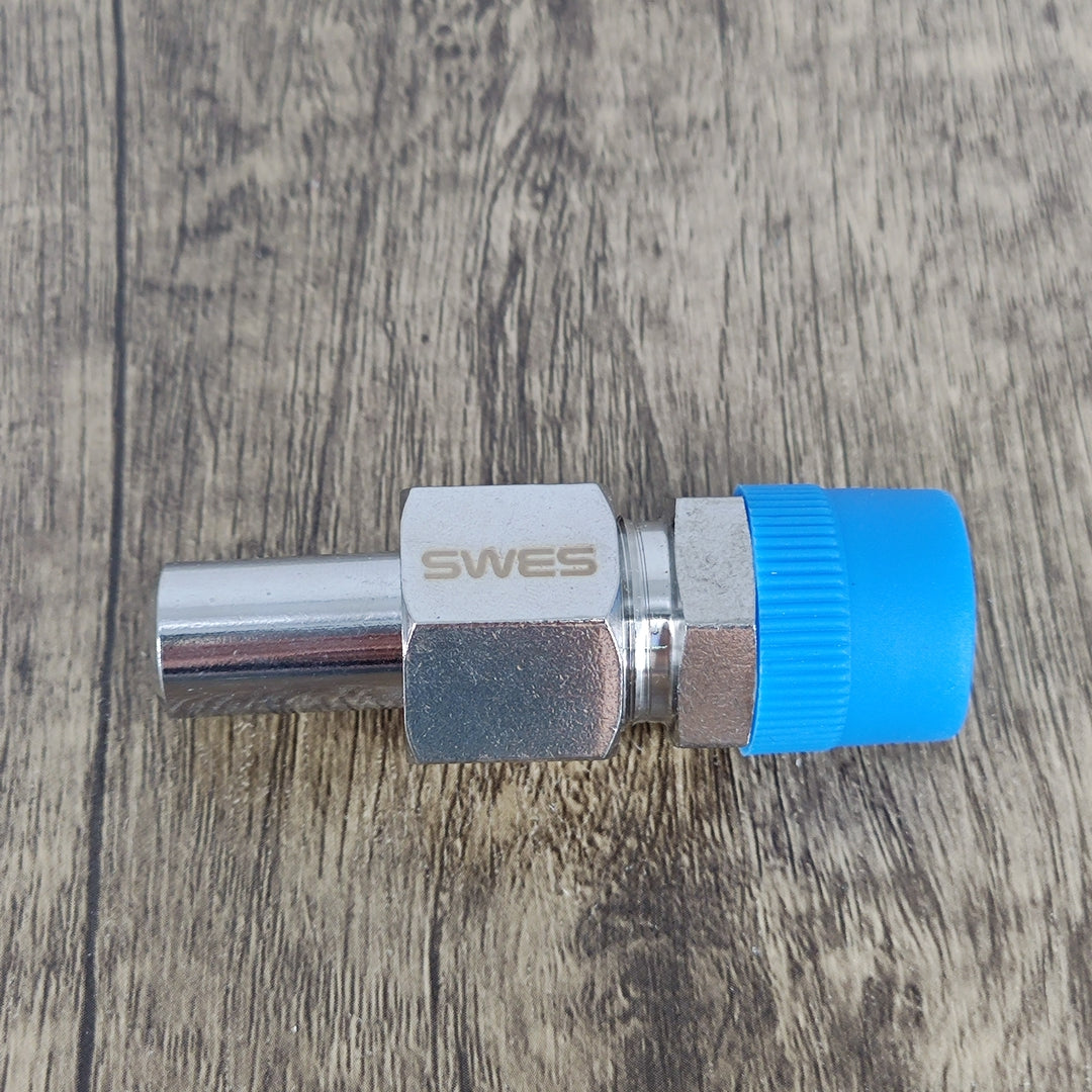 SWES Stainless Steel Valves for Machinery, 1/4 Inch - Silver