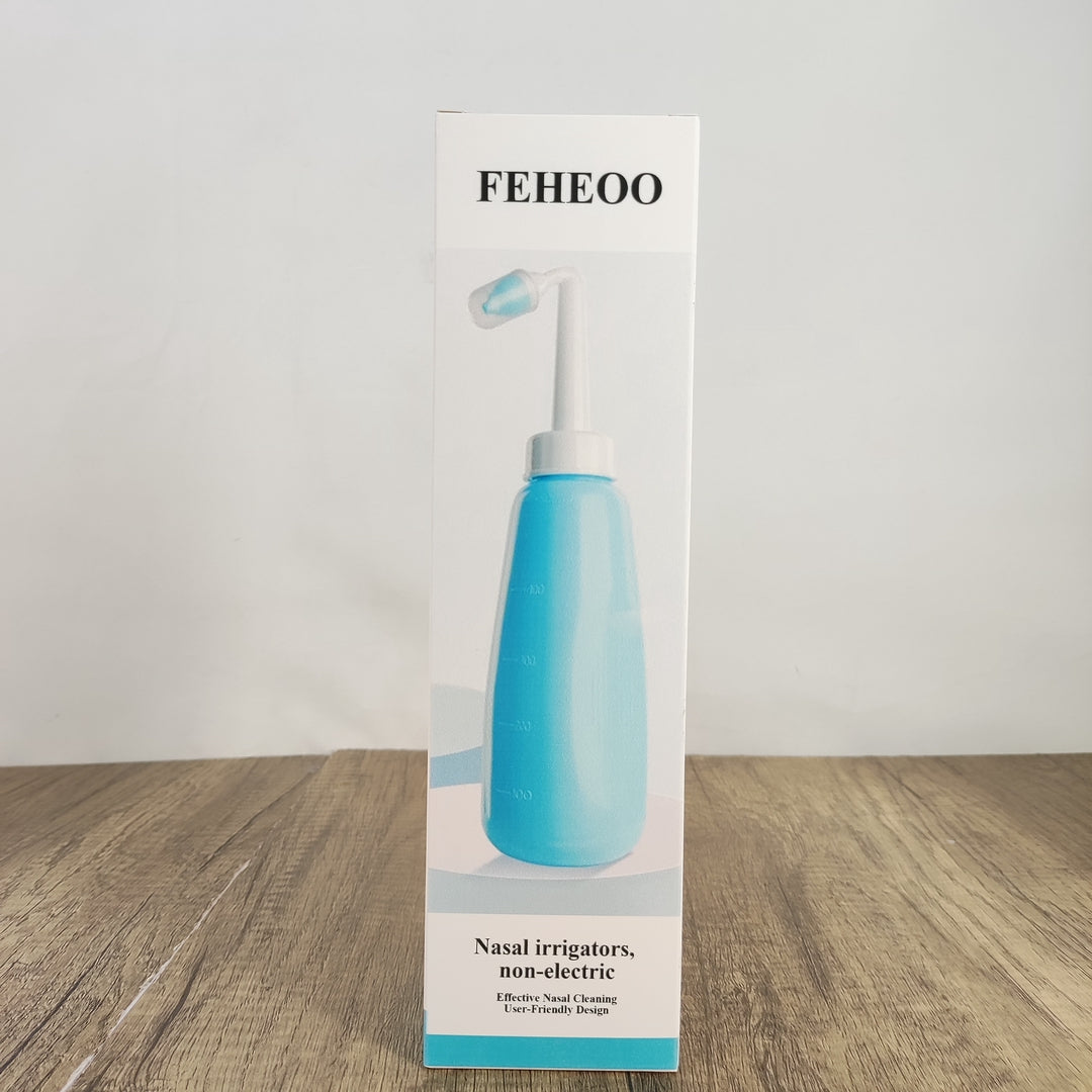 FEHEOO BPA-Free Nasal Irrigators for Sinus Relief & Nasal Care – Suitable for Adults & Kids