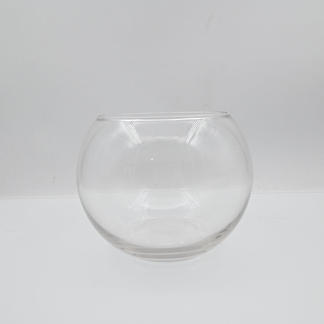 JCSION Goldfish Bowl Aquarium, 5.9 x 5.9 Inches, Clear Glass Fish Tank