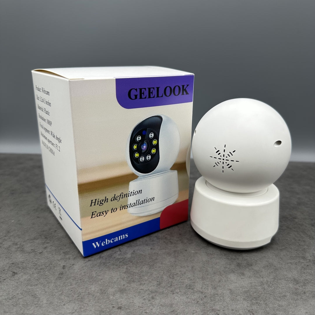 GEELOOK Modern Security Webcams System With 360 Degree Panoramic Camera Professional Monitoring Device Smart Home Office Surveillance Equipment