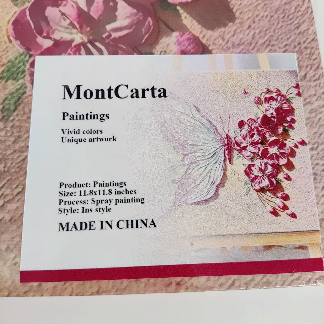 MontCarta Enchanting Exquisite Butterfly Oil Paintings for Elegant Home Decor – Transform Your Space with Sophisticated Artistry