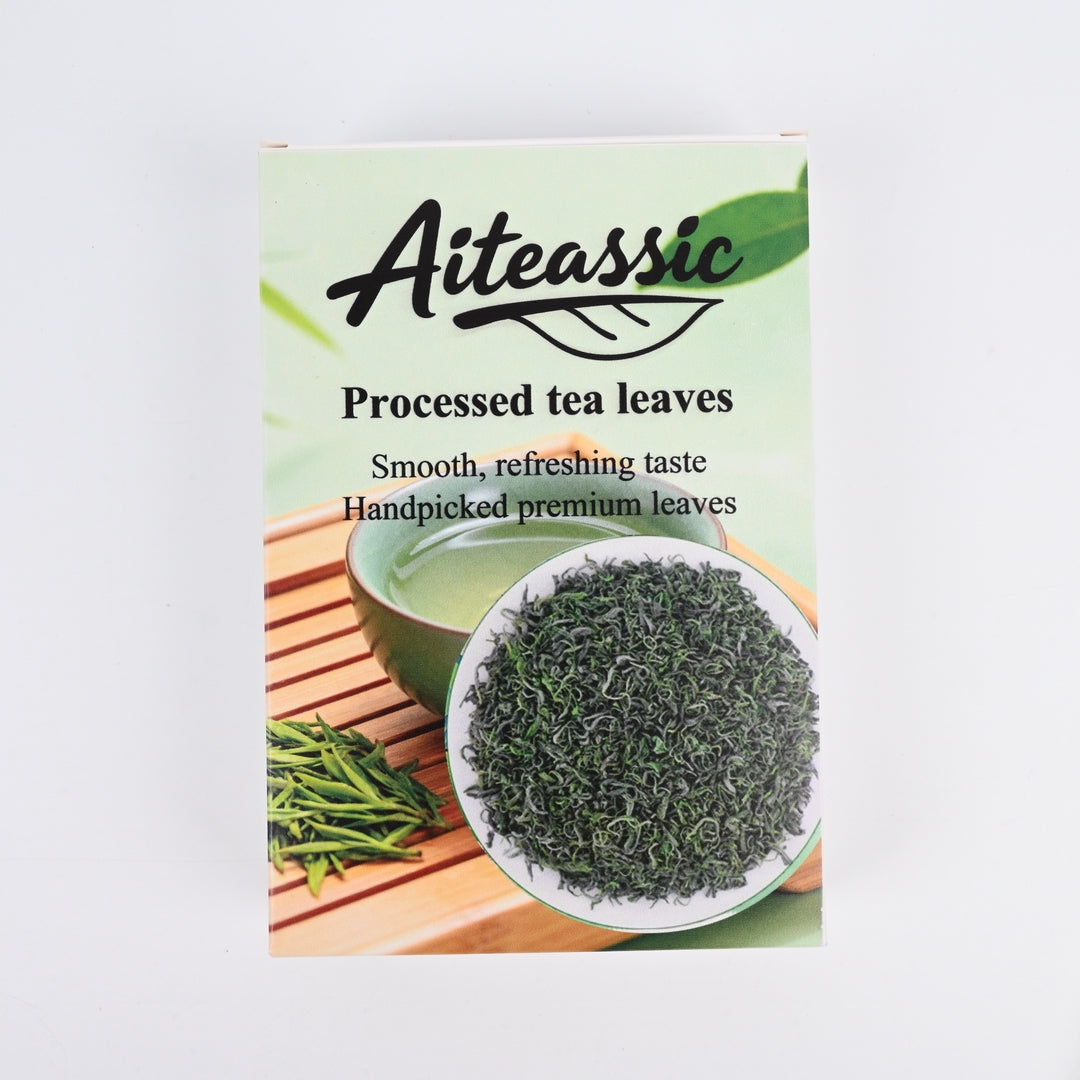 Aiteassic Premium High Mountain Cloud Mist Green Tea Processed Tea Leaves for Delicate Brewing