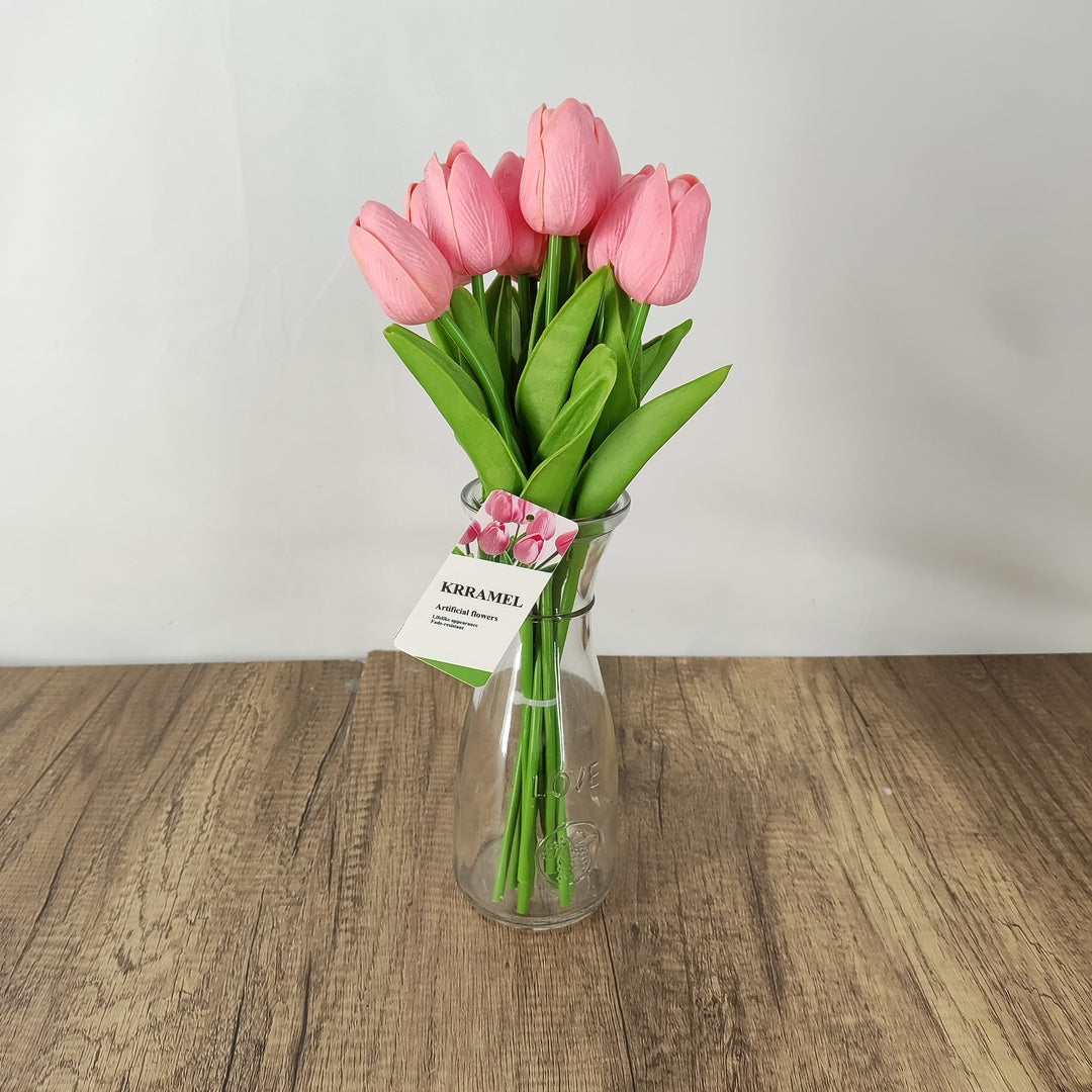 KRRAMEL Elegant Artificial Tulip Flowers - Add Timeless Beauty to Any Occasion!