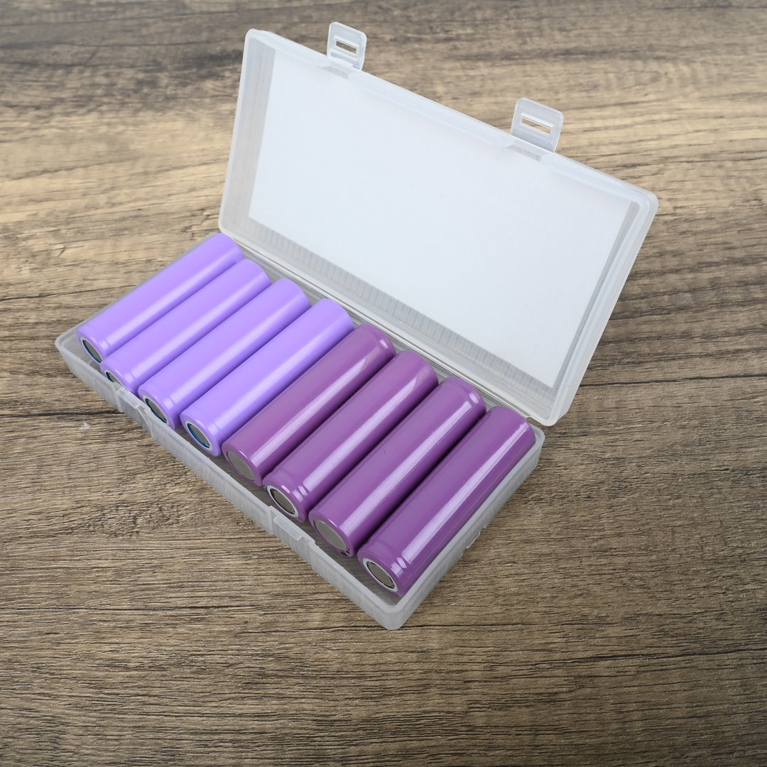 Elala 18650 Rechargeable Batteries - High Capacity Lithium-ion Batteries Pack with Dual Power Options