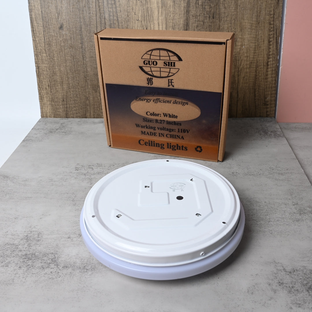 GUO SHI 12W Ultra-Bright LED Ceiling Light Modern Nordic Style Flush Mount for Living Room, Bedroom & Hallway