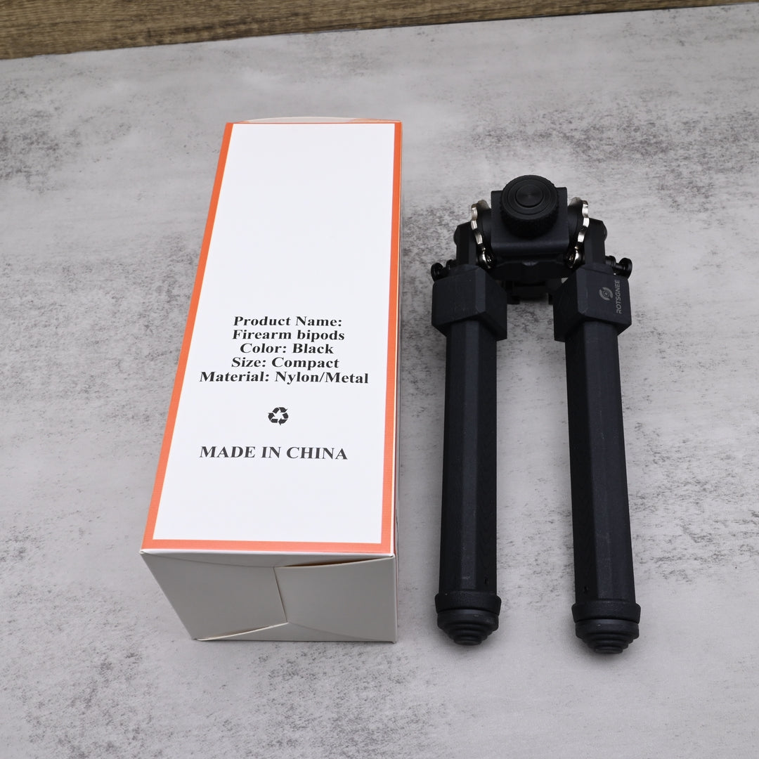 ROTSGNEE Firearm Bipods Professional Tactical Rifle Bipod Adjustable Height Quick Release Mount Hunting Shooting Support