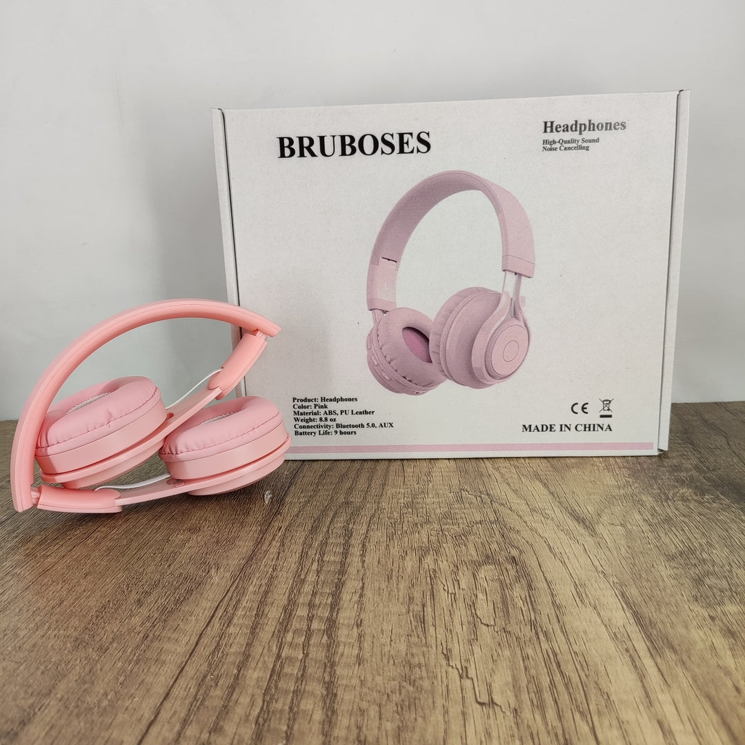 BRUBOSES Wireless Music Headphones: HiFi Stereo Headset with Microphone