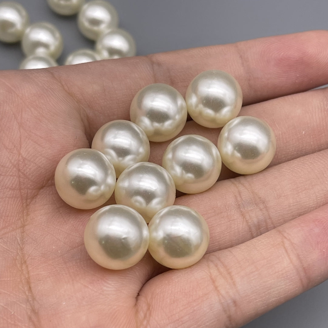 BVGA Exquisite Freshwater Pearls - White Pearls for Elegant Jewelry Making