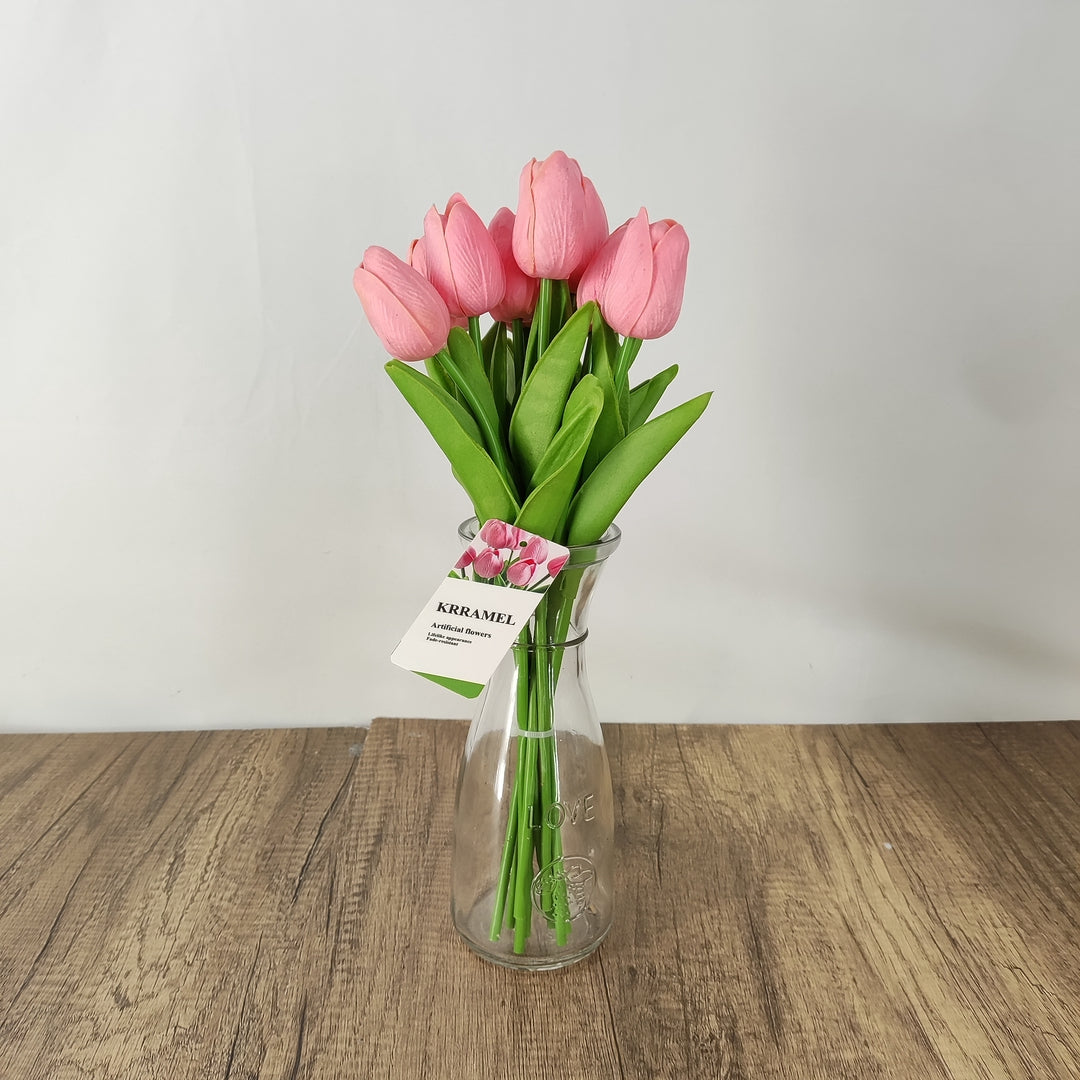 KRRAMEL Elegant Artificial Tulip Flowers - Add Timeless Beauty to Any Occasion!