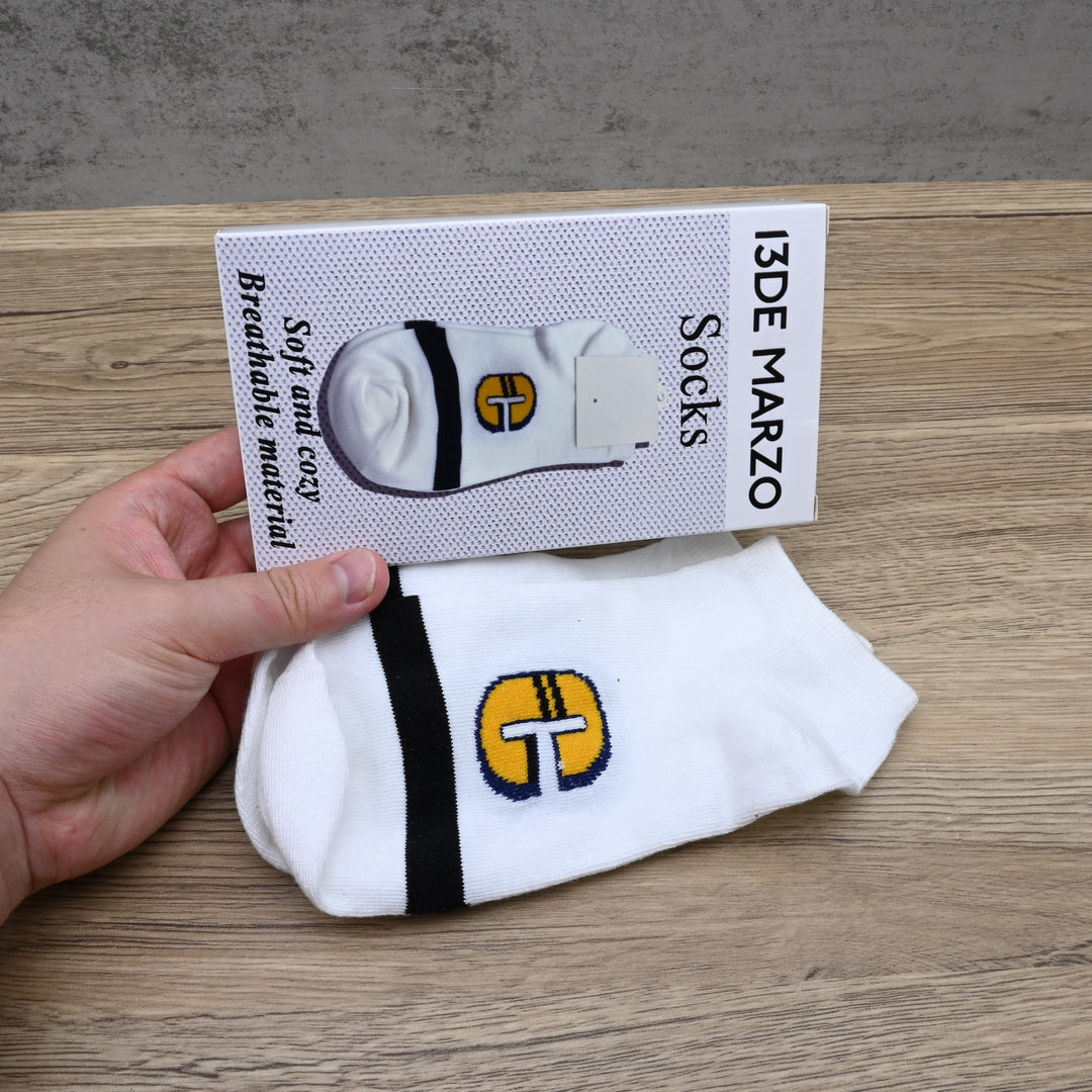 13DE MARZO Premium Quality Cotton Ankle Socks Breathable Daily Wear Athletic Casual Socks For Men And Women