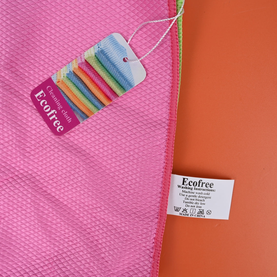 Ecofree Ultra-Soft Non-Abrasive Cleaning Cloths for Home, Glass, Screens