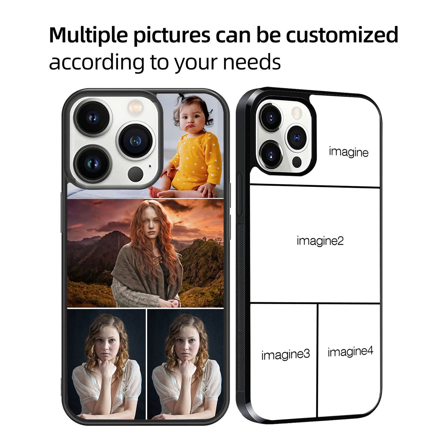 Personalized Pictures Photos Customized Gift Custom Silicone soft shell Phone Case for iPhone 14 Pro Max 14 Pro 14 Plus 13 Pro Max 13 Mini 12 Pro Max 12/12 Pro 12 Mini 11 Pro Max 11 Pro 11 XR XS