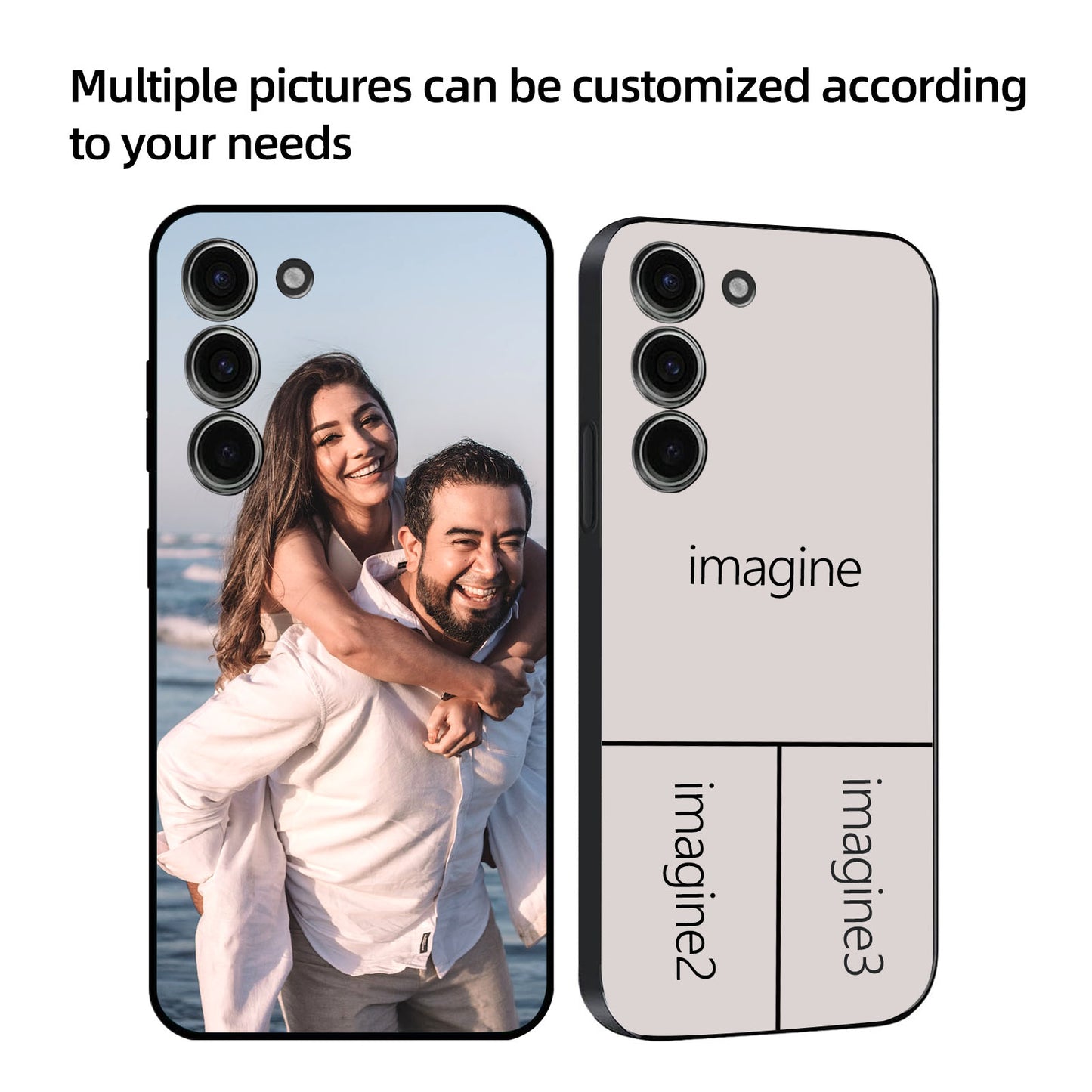 Personalized Customization Multi-Color Optional All-Inclusive Anti-Collision Mobile Phone Case Custom Printable Picture Phone Cases for Samsung S23+ S23 S23 UItra S22+ S22 UItra S21+ S21 S21 UItra