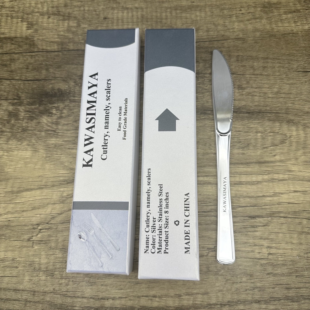 KAWASIMAYA Premium Cutlery, namely, Scalers - Elegant Stainless Steel Silverware Set for Modern Dining