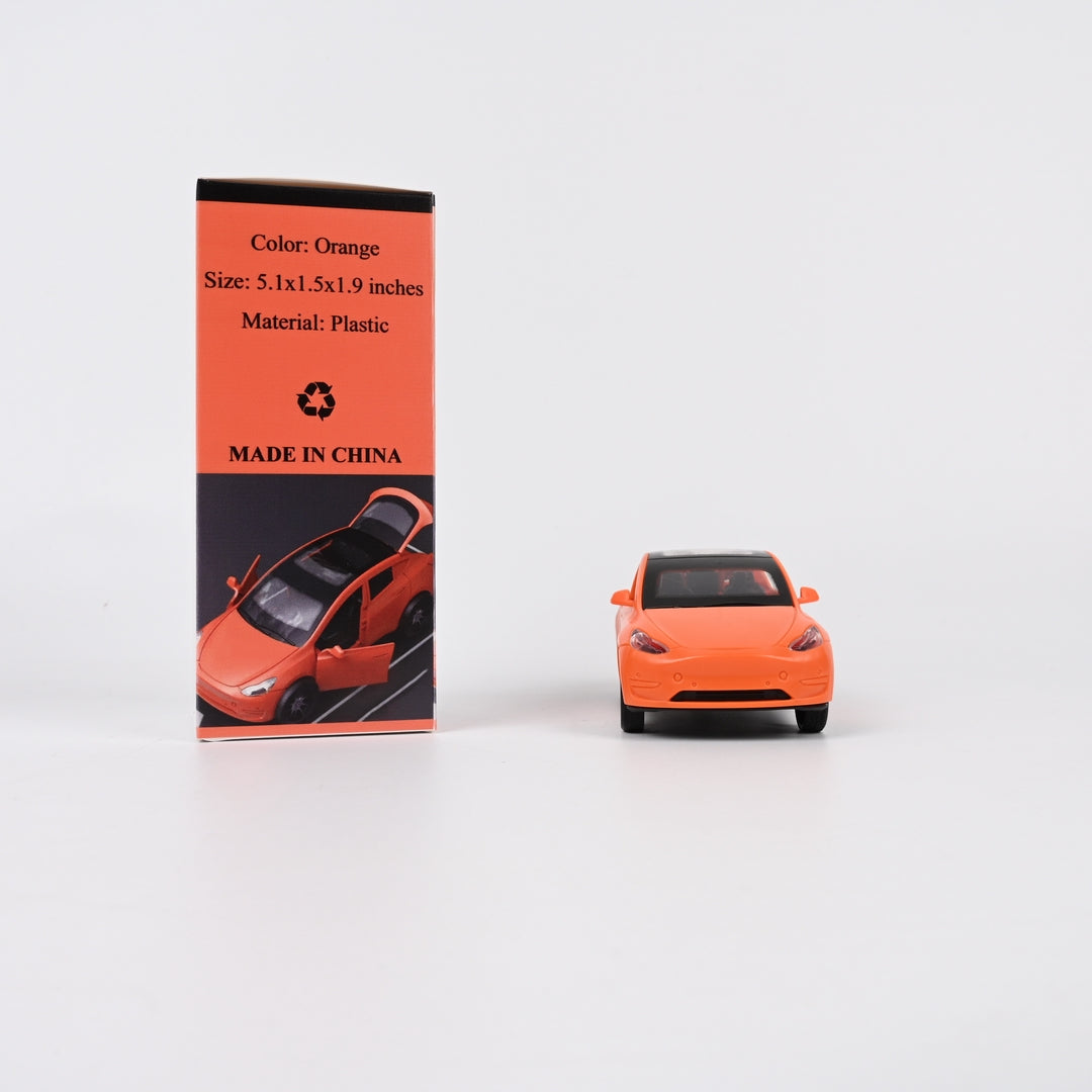 HAKIGO Orange Inertia Powered Model Cars Diecast Toy Car with Openable Doors for Kids