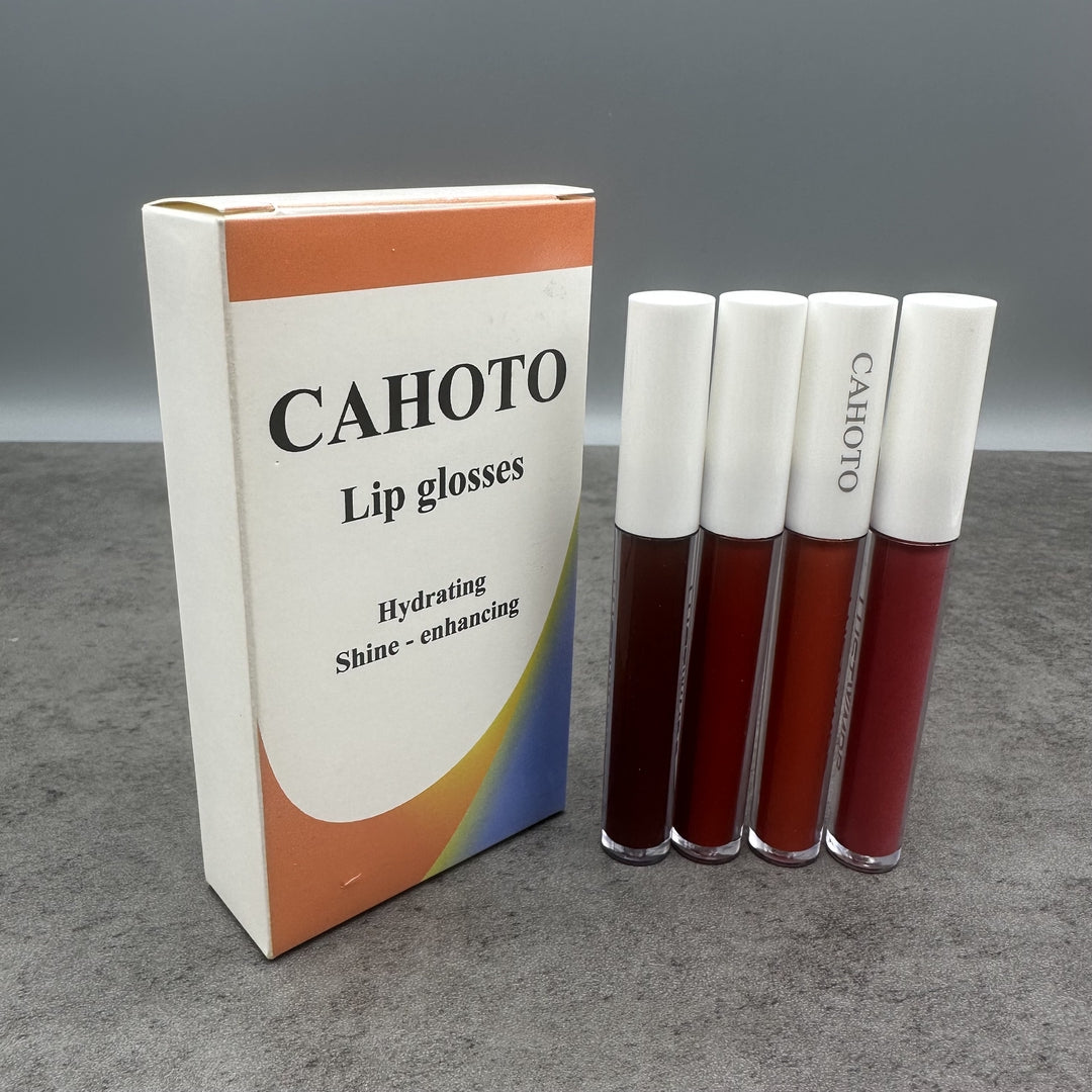 CAHOTO Premium Moisturizing Lip Glosses Collection High Shine Long Lasting Plumping Effect For All Day Wear