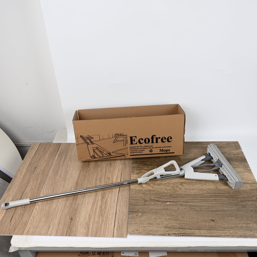 Ecofree Flat Mop with Removable Head Efficient Floor Cleaning Mops for Hardwood, Tile, and Laminate Floors