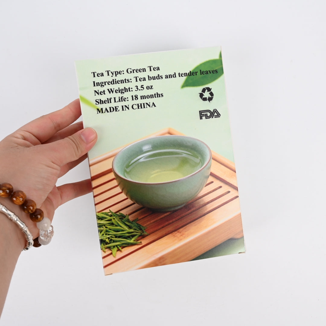 Aiteassic Premium High Mountain Cloud Mist Green Tea Processed Tea Leaves for Delicate Brewing