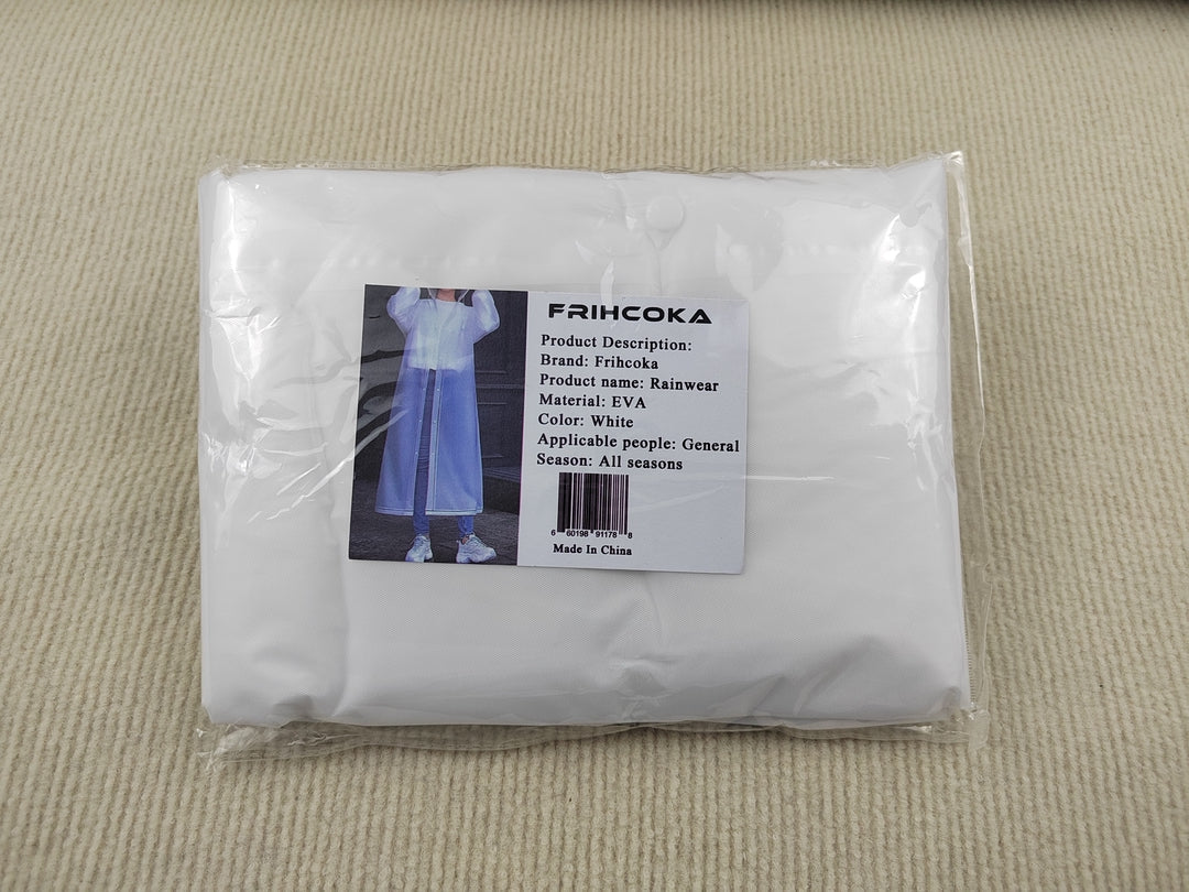 Frihcoka Rainwear Adult Non-disposable EVA Rainwear Thickened Portable Eco-friendly Rainwear