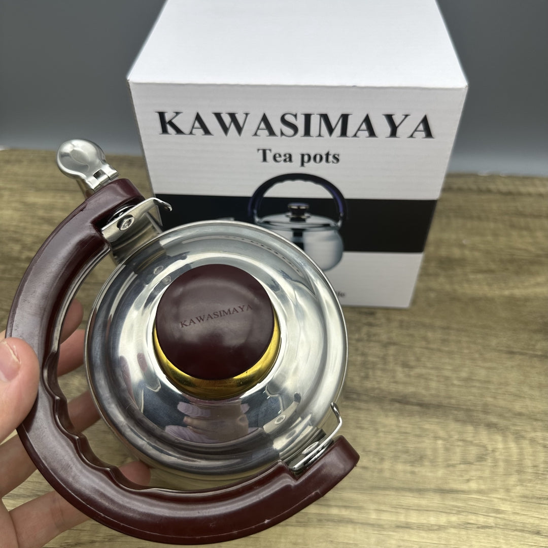 KAWASIMAYA Titanium Camping Kettle: Lightweight Outdoor Cooking Pot and Tea Pots for Camping and Hiking Adventures