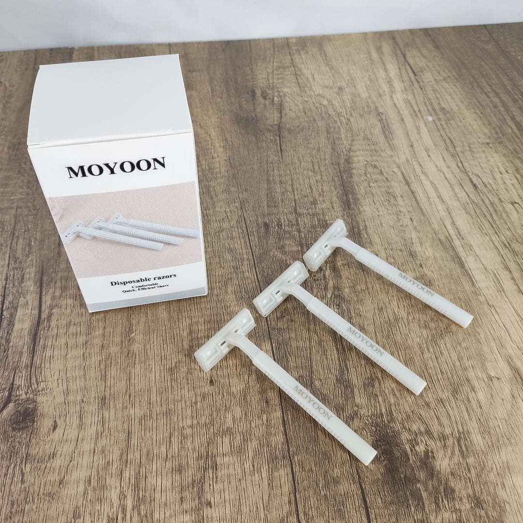 MOYOON Disposable Razor with Stainless Steel Blade – Easy-to-Use, Precision Shaving for Men and Women