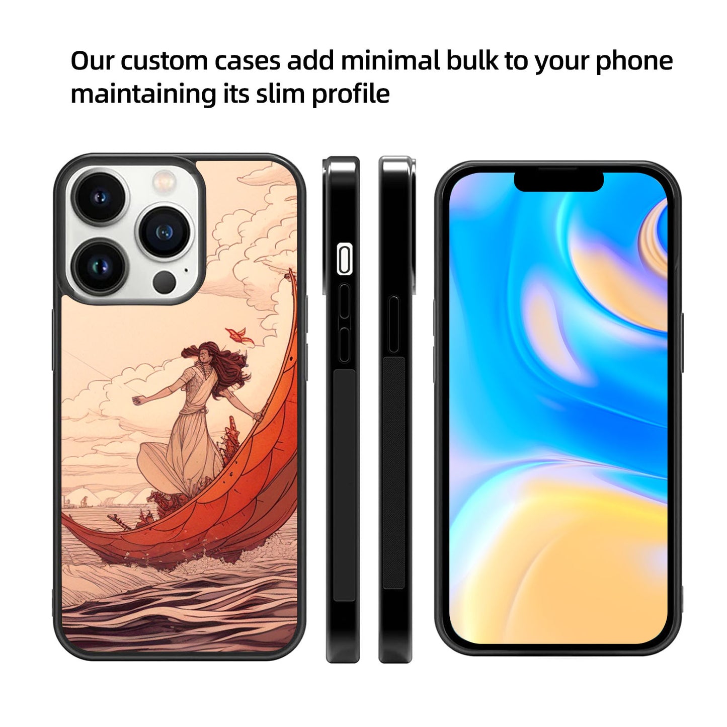 Personalized Pictures Photos Customized Gift Custom Silicone soft shell Phone Case for iPhone 14 Pro Max 14 Pro 14 Plus 13 Pro Max 13 Mini 12 Pro Max 12/12 Pro 12 Mini 11 Pro Max 11 Pro 11 XR XS