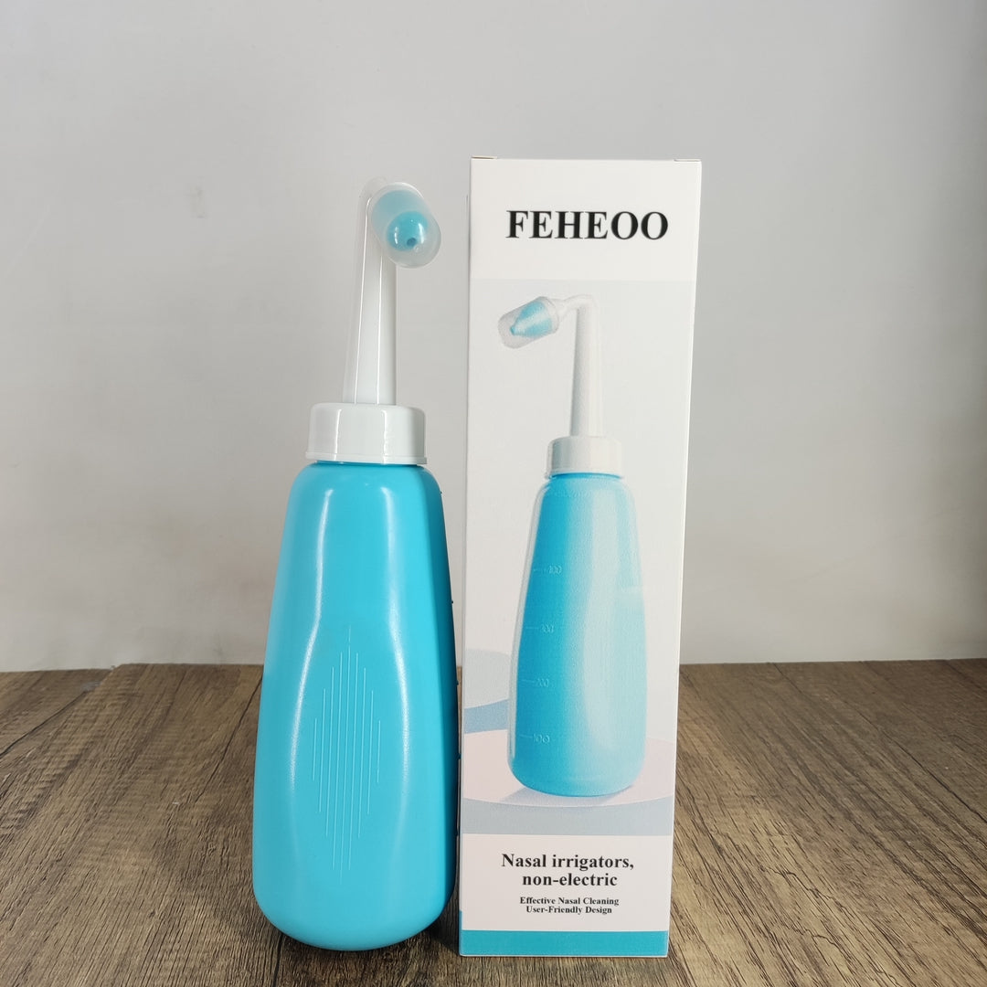 FEHEOO BPA-Free Nasal Irrigators for Sinus Relief & Nasal Care – Suitable for Adults & Kids