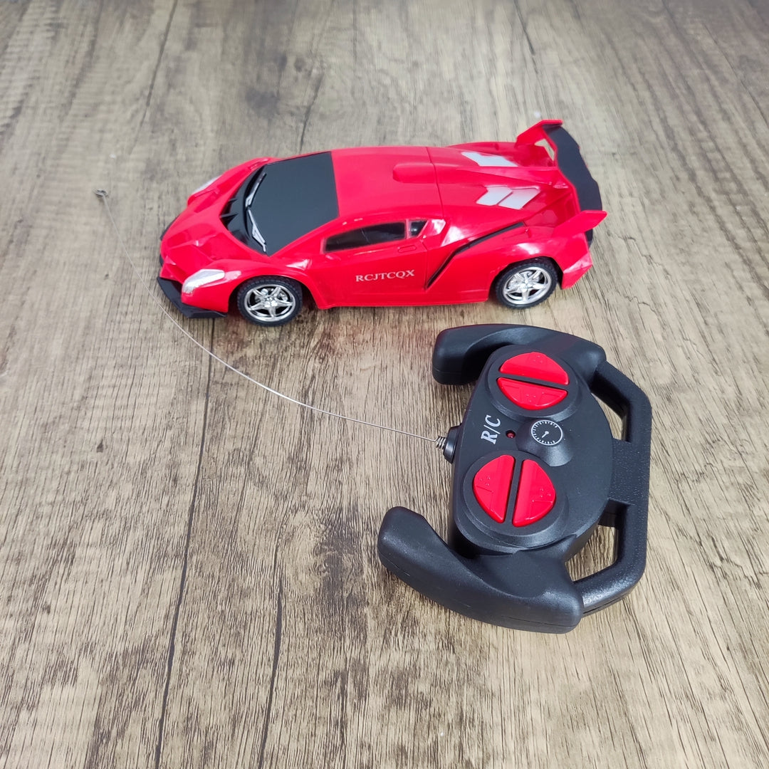 RCJTCQX High-Speed Remote Control Toy Car for Kids - Sleek Red Design withise Handling