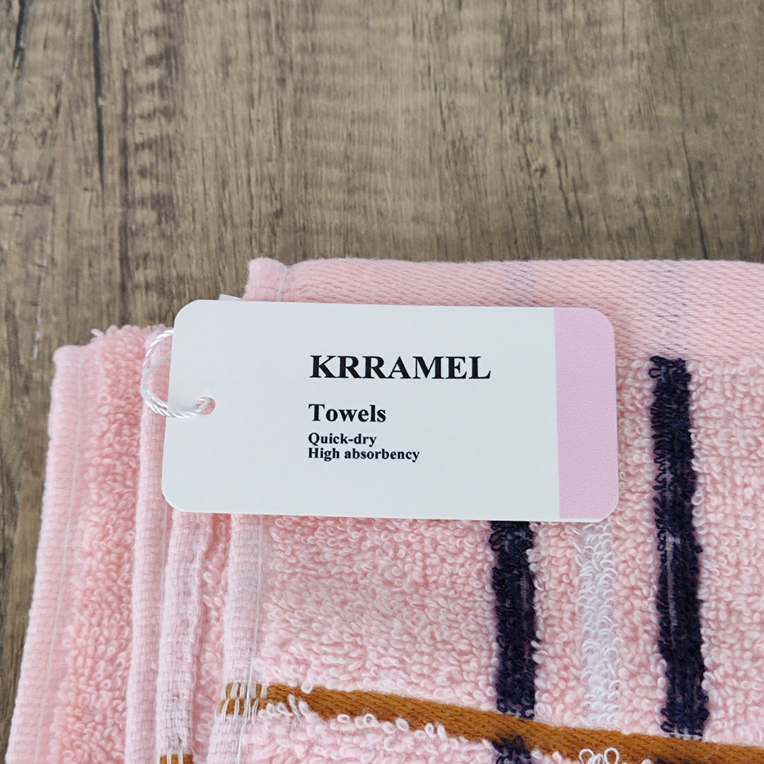 KRRAMEL Premium Adult Face Towel- Experience Ultimate Softness and Quick Drying